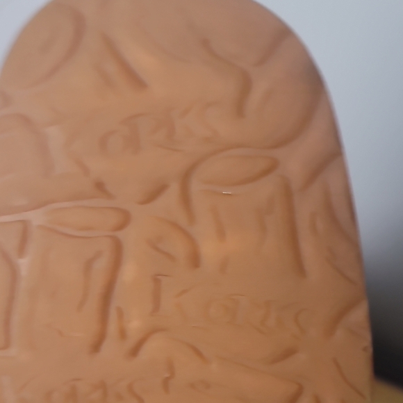 Korks KORKS EASE Marci II Natural Tan Heeled Boots Chunky Wooden Heel - Picture 11 of 13